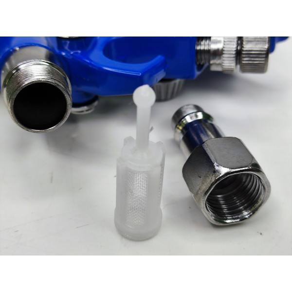 Пневматический краскопульт HVLP MINI, форсунка 0,8 мм, верхний пластиковый бачок 125 мл, 3 бар Profline 77101