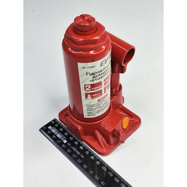 Домкрат "столбик" одноштоковый 2 т, 158-308 мм Estar 970021L