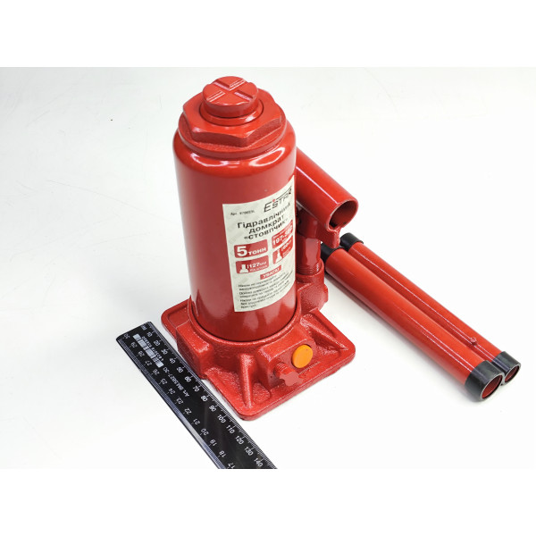 Домкрат "столбик" одноштоковый 5 т, 197-382 мм Estar 970023L