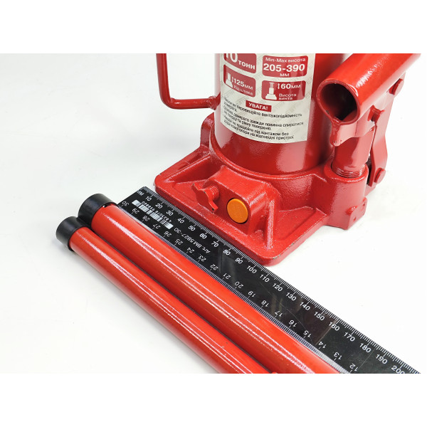 Домкрат "столбик" одноштоковый 10 т, 205-390 мм Estar 970025L