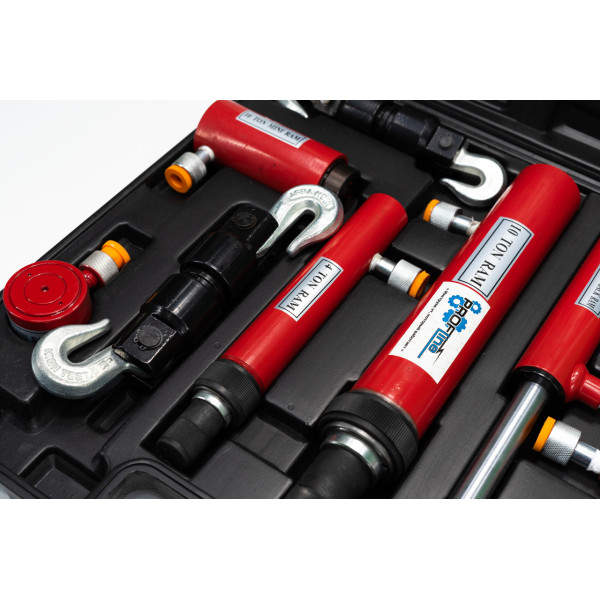 Набор гидравлических цилиндров и стяжек 7 ед в пластиковом кейсе Profline 97005 