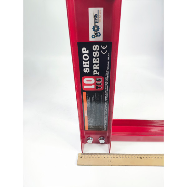 Пресс гидравлический настольный с горизонтальным насосом 10 т с манометром Profline 97350ES