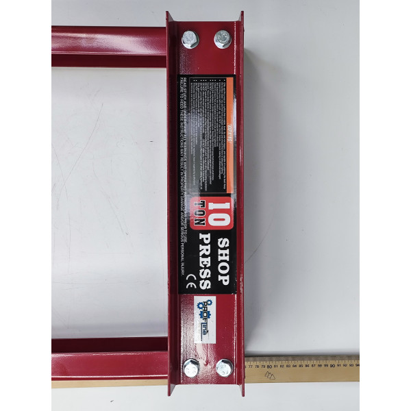 Пресс гидравлический настольный с горизонтальным насосом 10 т с манометром Profline 97350ES