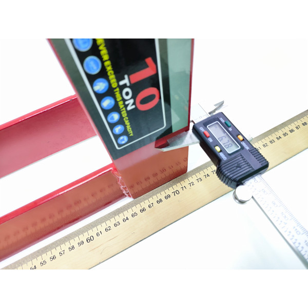 Пресс гидравлический настольный с горизонтальным насосом 10 т с манометром Profline 97350L