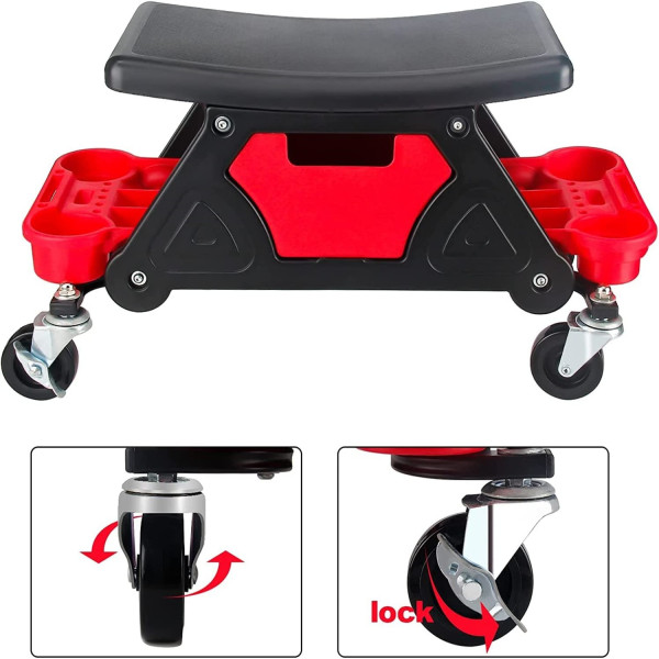 Стул автослесаря с ящиком и полками Profline 97411L