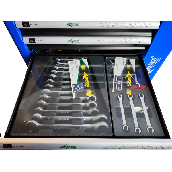 Тележка на колесах с инструментами 7 секций 229 ед. Aeroforce AE-7C