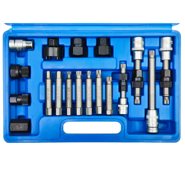 Набор для снятия шкивов генераторов 18шт. Profline 10318