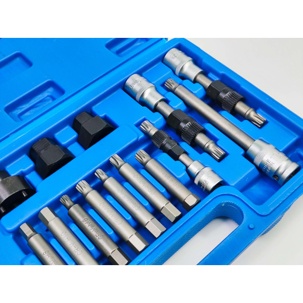 Набор для снятия шкивов генераторов 18шт. Profline 10318