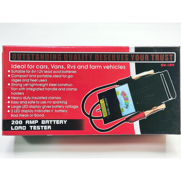 Тестер АКБ аналоговый 6/12 V (вилка нагрузки) Profline 13005