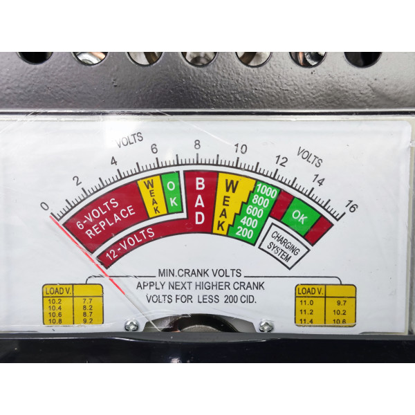 Тестер АКБ аналоговый 6/12 V (вилка нагрузки) Profline 13005
