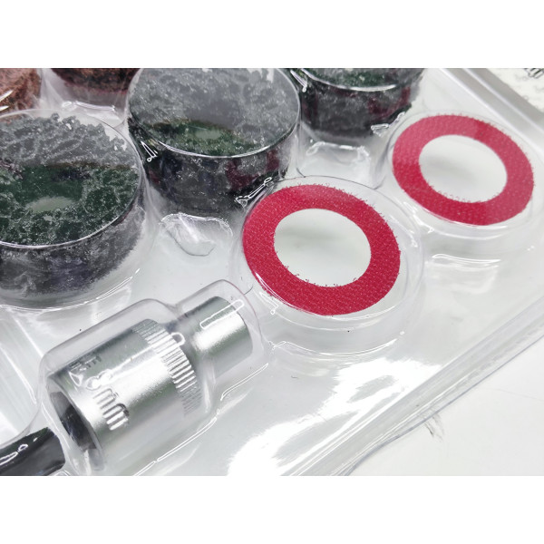 Набор насадок для чистки шпилек ступицы (14ед.) Profline 17328