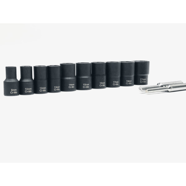 Набор головок для повреждённых болтов и гаек 3/8", 1/2", 8–21 мм. Profline 18991