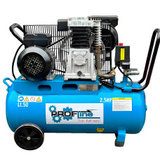 Компрессор H-образный 50 л. 2.5 л.с. 1.8 КВт 2 цилиндра 320 л/мин Profline 2065T