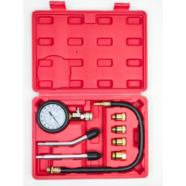 Компрессометр для бензиновых двигателей с удлинителем и переходниками Profline 30031