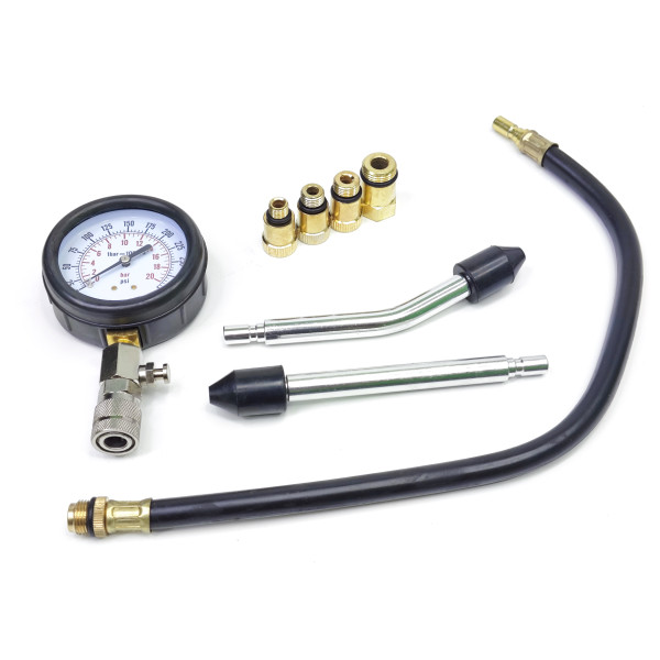 Компрессометр для бензиновых двигателей с удлинителем и переходниками Profline 30031