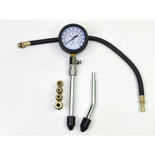 Компрессометр для бензиновых двигателей с удлинителем и переходниками Profline 30031