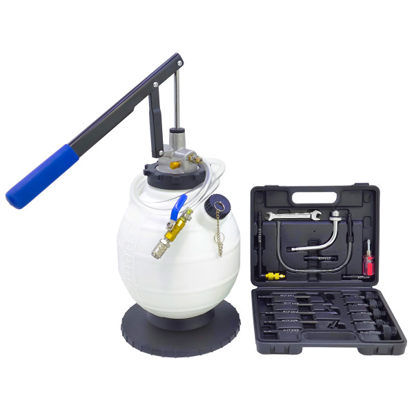 Ручной насос для замены масла в АКПП и КПП 10 л. + набор адаптеров Profline 30595
