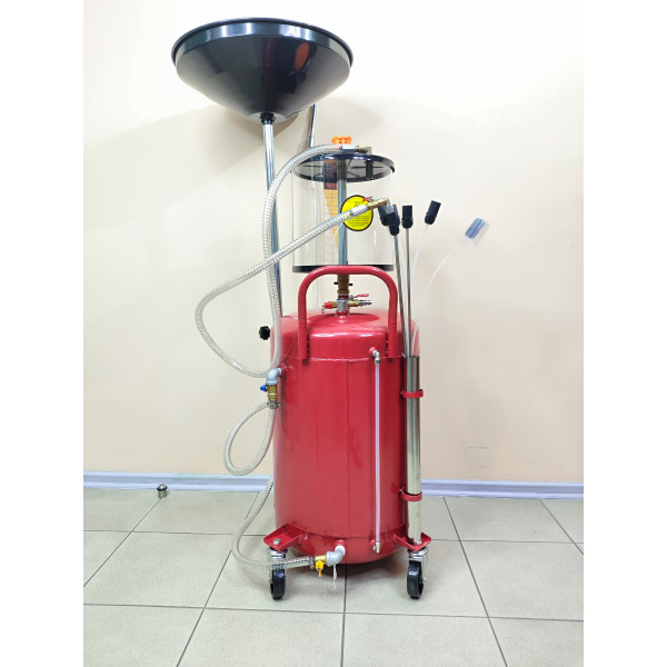 Установка для слива и вакуумной откачки масла с мерной колбой 80 л Profline 305991L