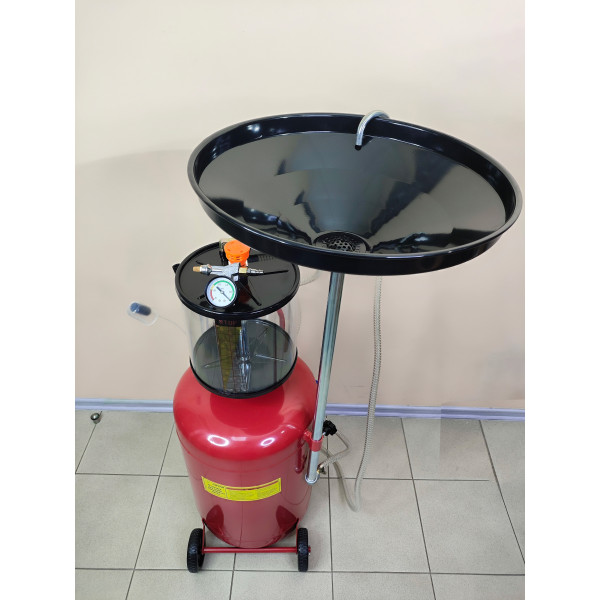 Установка для слива и вакуумной откачки масла с мерной колбой 80 л Profline 305991L