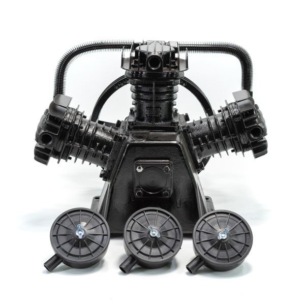 Компрессорный блок (головка компрессорная) W-образная чугунная 3-х цилиндровaя 650 л/мин 3кВт Profline 3065DLZ