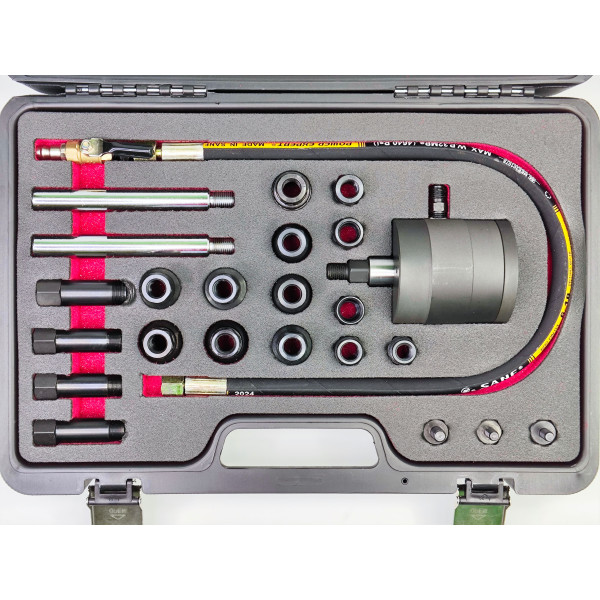 Съёмник форсунок пневматический с адаптерами Profline 30835