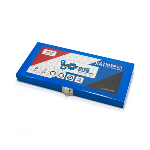 Набор бит 41 ед. в металлическом кейсе Profline 31023