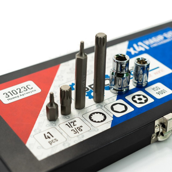 Набор бит 41 ед. в металлическом кейсе Profline 31023