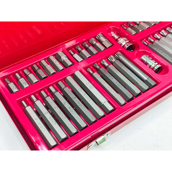 Набор бит HEX, SPLINE, TORX, Torx Tamper 54 шт. Profline 31054