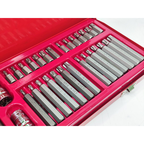 Набор бит HEX, SPLINE, TORX, Torx Tamper 54 шт. Profline 31054