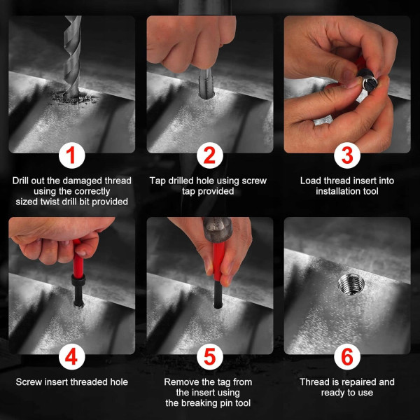 Набор для восстановления резьбы М5-М12 131 од. Profline Base 31137L