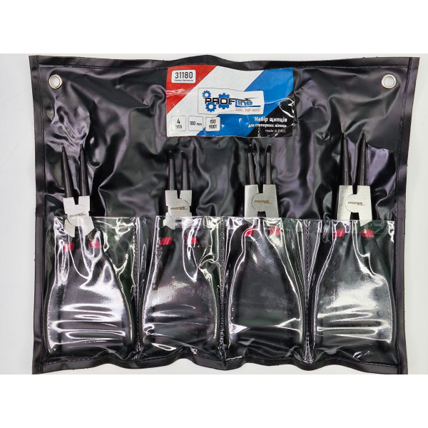 Набор щипцов для стопорных колец (180 мм. 4 ед.) Profline 31180 