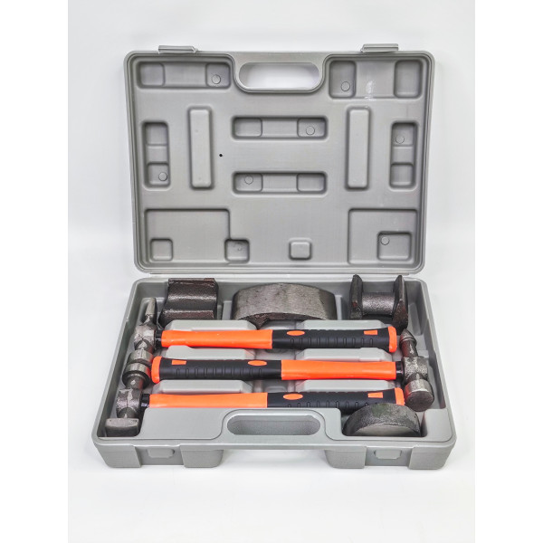 Набор инструмента 3в1 (комплект растяжек гидравл. 10 т + стяжка гидравл. 5 т + молотки 7 ед) Profline 97060-104