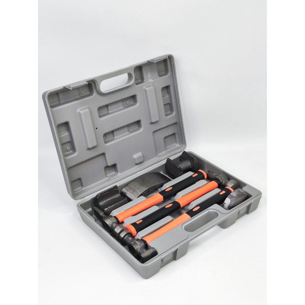 Набор инструмента 3в1 (комплект растяжек гидравл. 10 т + стяжка гидравл. 5 т + молотки 7 ед) Profline 97060-104