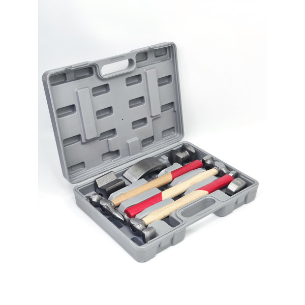 Набор рихтовочных молотков 7 ед. (деревянные рукоятки) Profline 34101