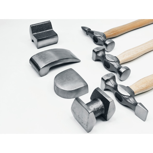 Набор рихтовочных молотков 7 ед. (деревянные рукоятки) Profline 34101