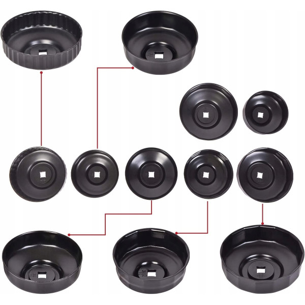 Набор съемников масляных фильтров 14 ед. Profline 37210 