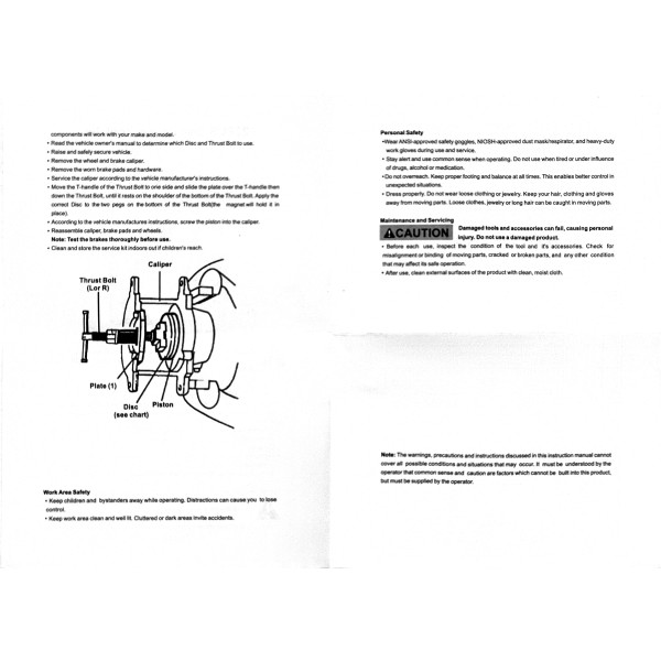 Приспособление для разведения тормозных цилиндров 22 ед. Profline 37429