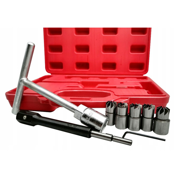 Набор фрез для очистки седел форсунок 8 шт. Profline 37855