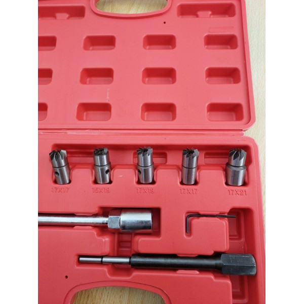 Набор фрез для очистки седел форсунок 8 шт. Profline 37855