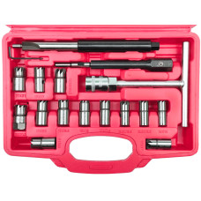 Набор фрез для седел форсунок 17 шт. Profline 37865