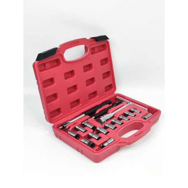 Набор фрез для седел форсунок 17 шт. Profline 37865