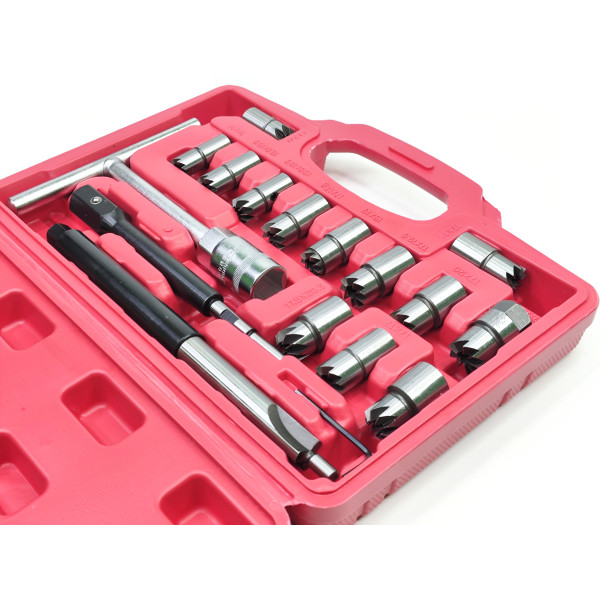 Набор фрез для седел форсунок 17 шт. Profline 37865