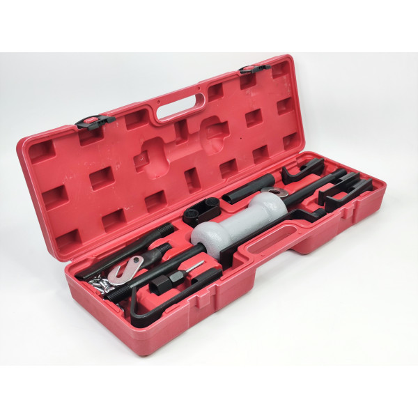 Комплект растяжек 10 тонн + Набор для кузовного ремонта 9 ед. Profline + Набор рихтовочных молотков 7 ед. Profline 97060-212