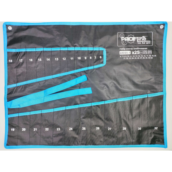 Чехол для комбинированных ключей 25 карманов Profline 60225-1