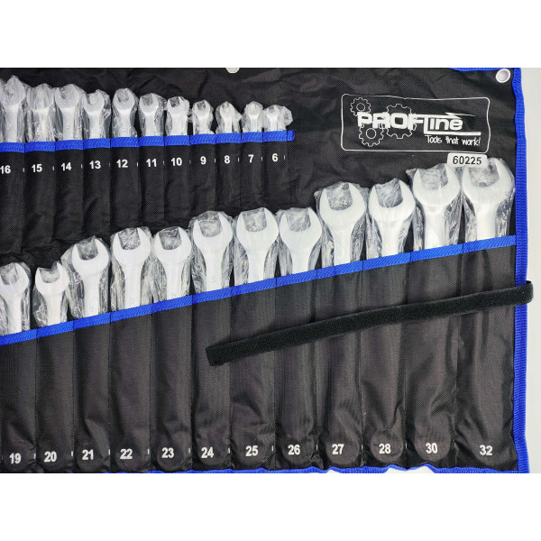 Набор ключей комбинированных на холсте 25 ед. Profline 60225