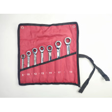 Набор комбинированных трещоточных ключей 7 ед. 8-19 мм Profline 60238