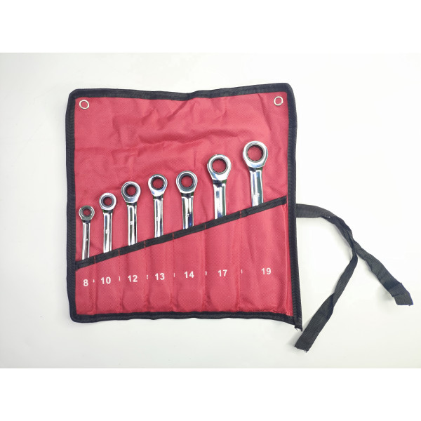 Набор комбинированных трещоточных ключей 7 ед. 8-19 мм Profline 60238