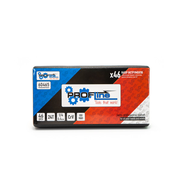 Набор инструментов 3в1 (набор 72 ед + ключи на холсте 12 ед + набор 46 ед.) Profline 60725-204
