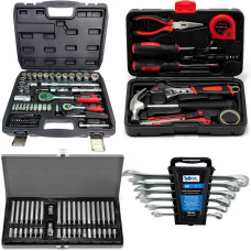 Набор инструментов 4в1 (Набор 72 ед. + Набор бит 41 ед. + Набор слесарный + Ключи) Profline 60725-210