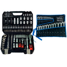 Набор инструментов 2в1 (Набор 111 ед, Набор ключей 25 ед.) Profline 61085-207